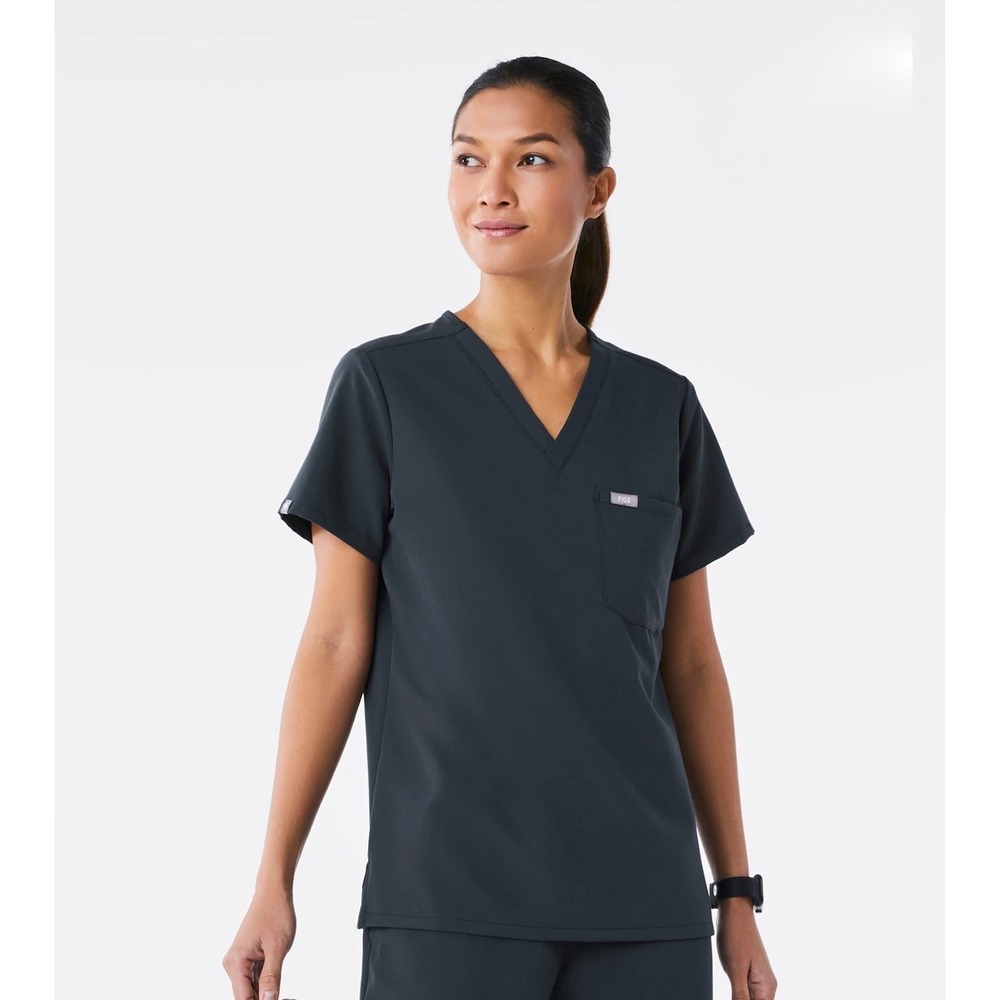Figs Women's XS Two Piece Scrub Set Dark Harbour Catarina Top Kade Pants NEW
